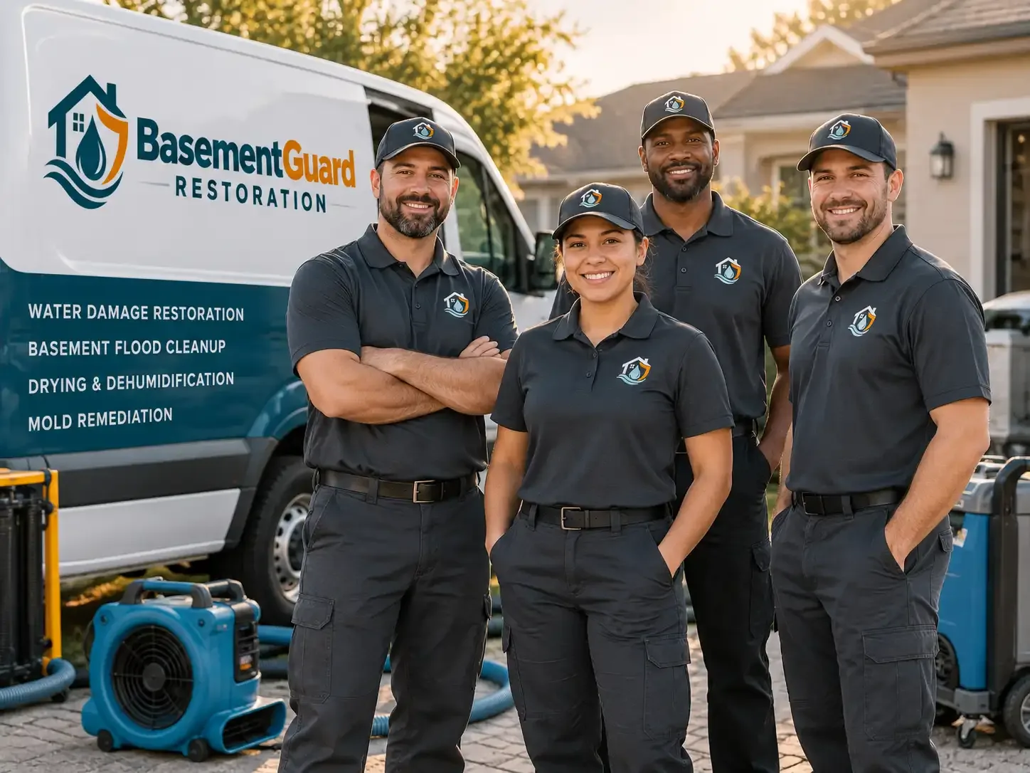 Basement Water Damage Restoration company in Westgate, IA